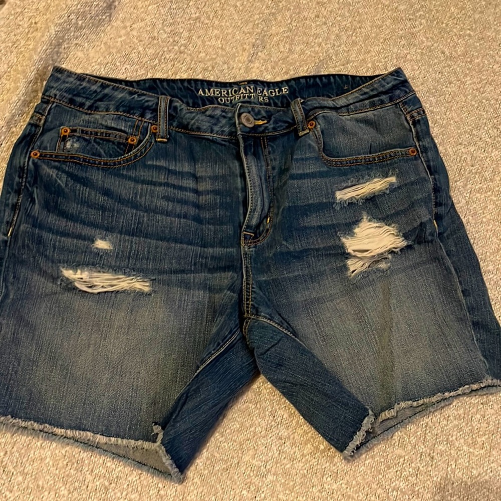 Denim shorts